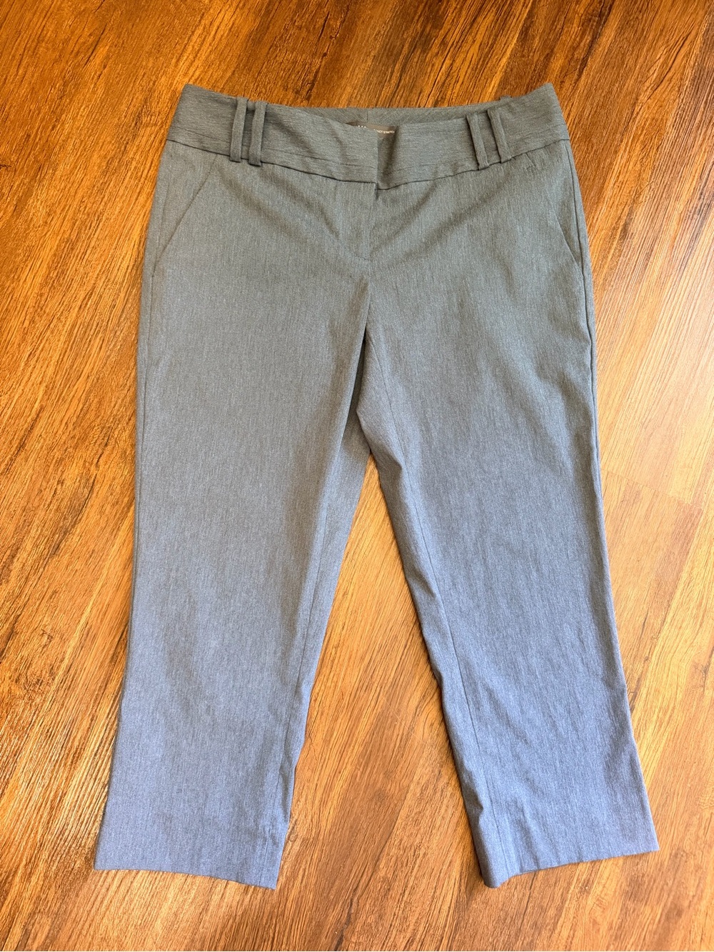 The Limited Steel Gray Cropped Dress Pants